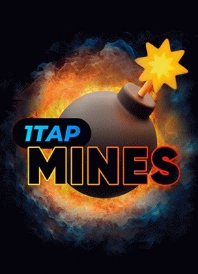 Official Crash Games logo: 1Tap Mines by Turbo Games at Igobet