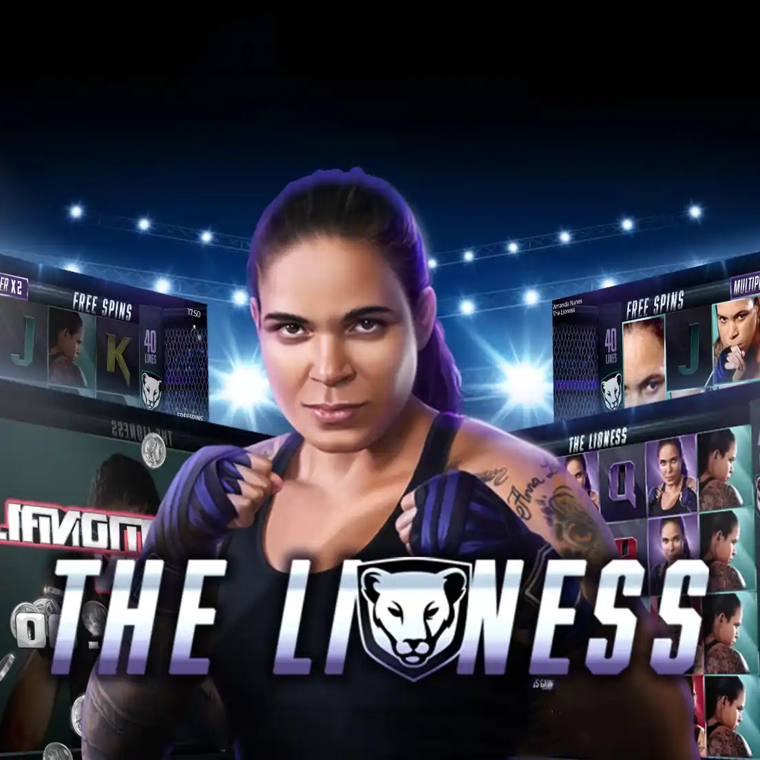 Official Slots logo: The Lioness by MGA Games at Igobet